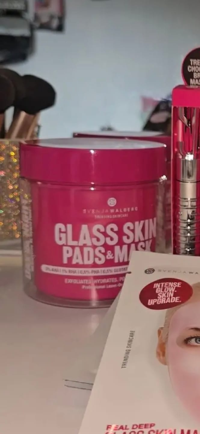 Customer photo review of Glass Skin Pads & Mask