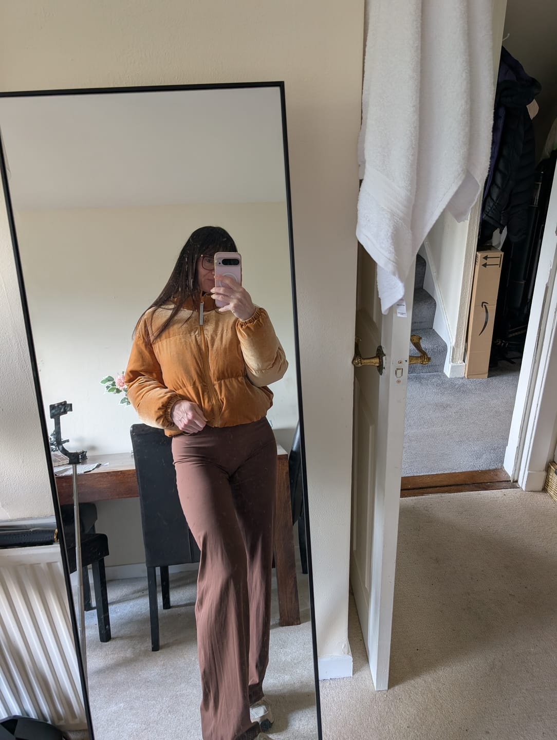 Customer photo review of Core High-Waisted Flares