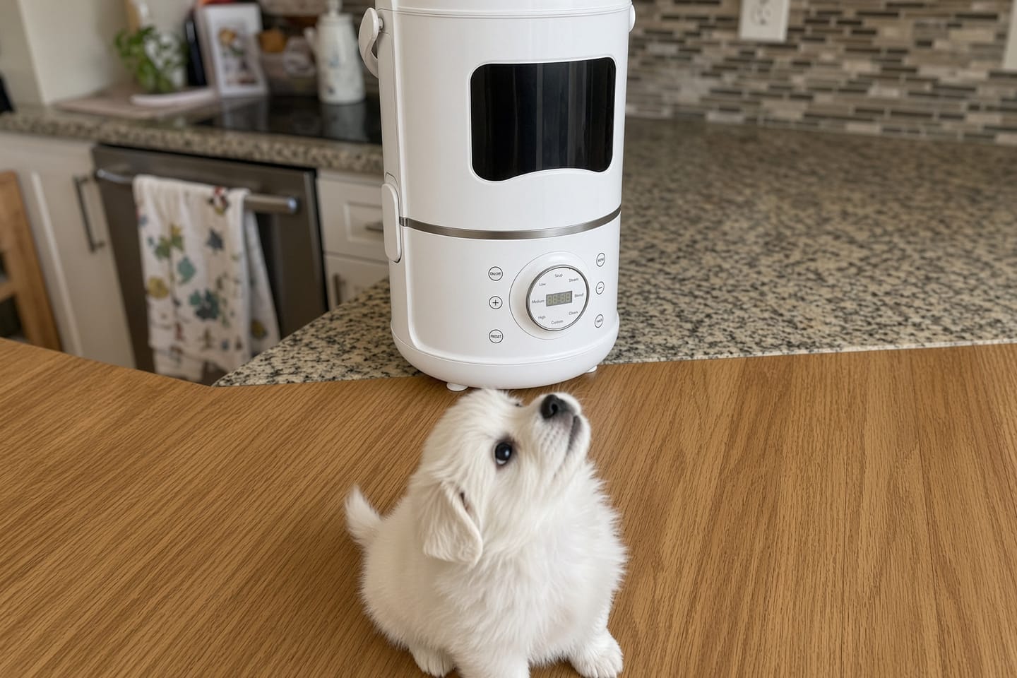 Customer photo review of Kiba Kitchen Fresh Food Maker