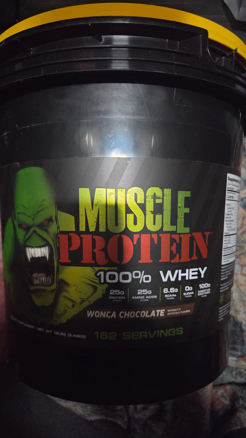 Customer photo review of Whey Protein Powder Bucket