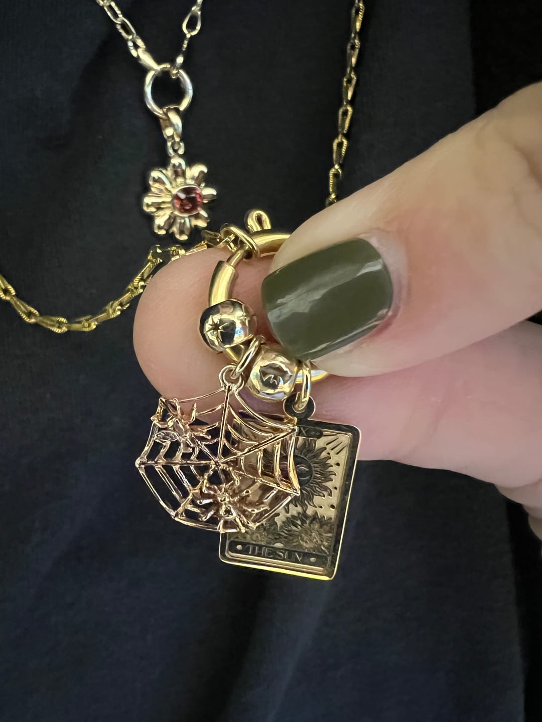 Customer photo review of 10K Star Spacer Bead