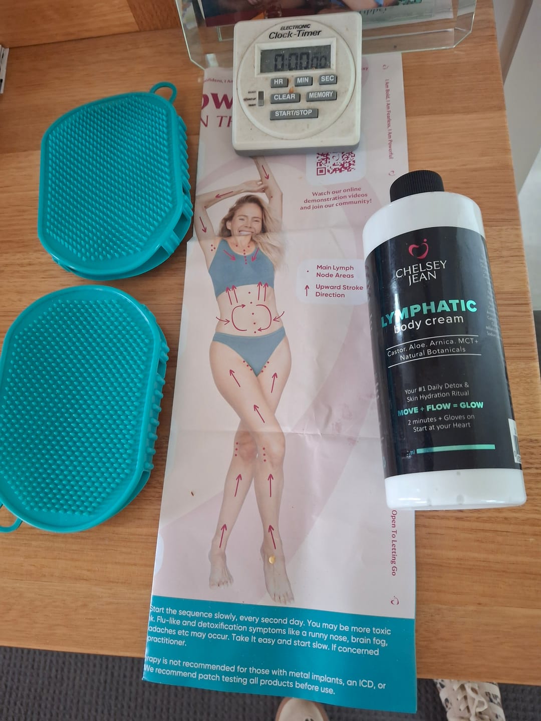 Customer photo review of 500ml Lymphatic Cream