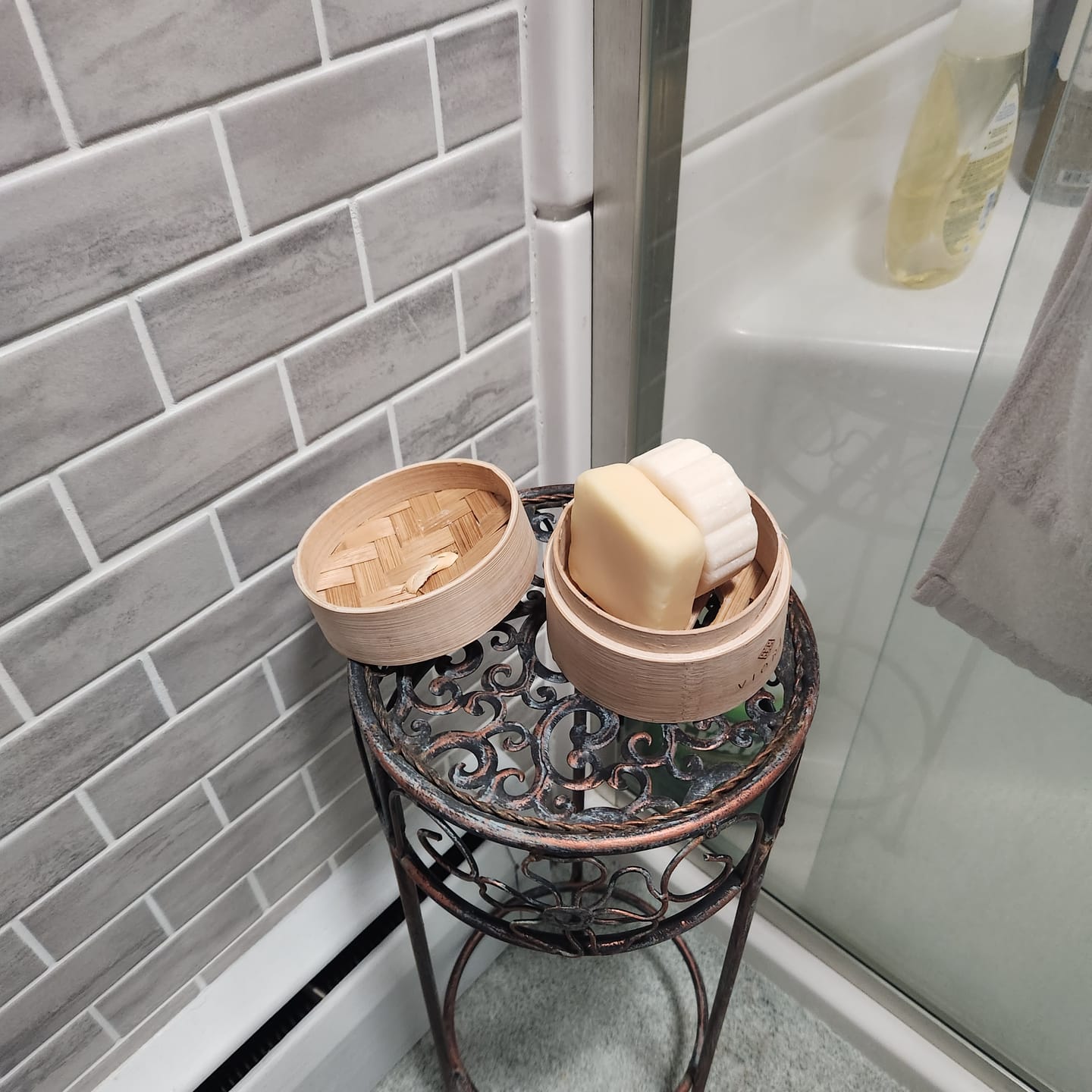 Customer photo review of Bamboo Shampoo Bar Holder – Eco-Friendly