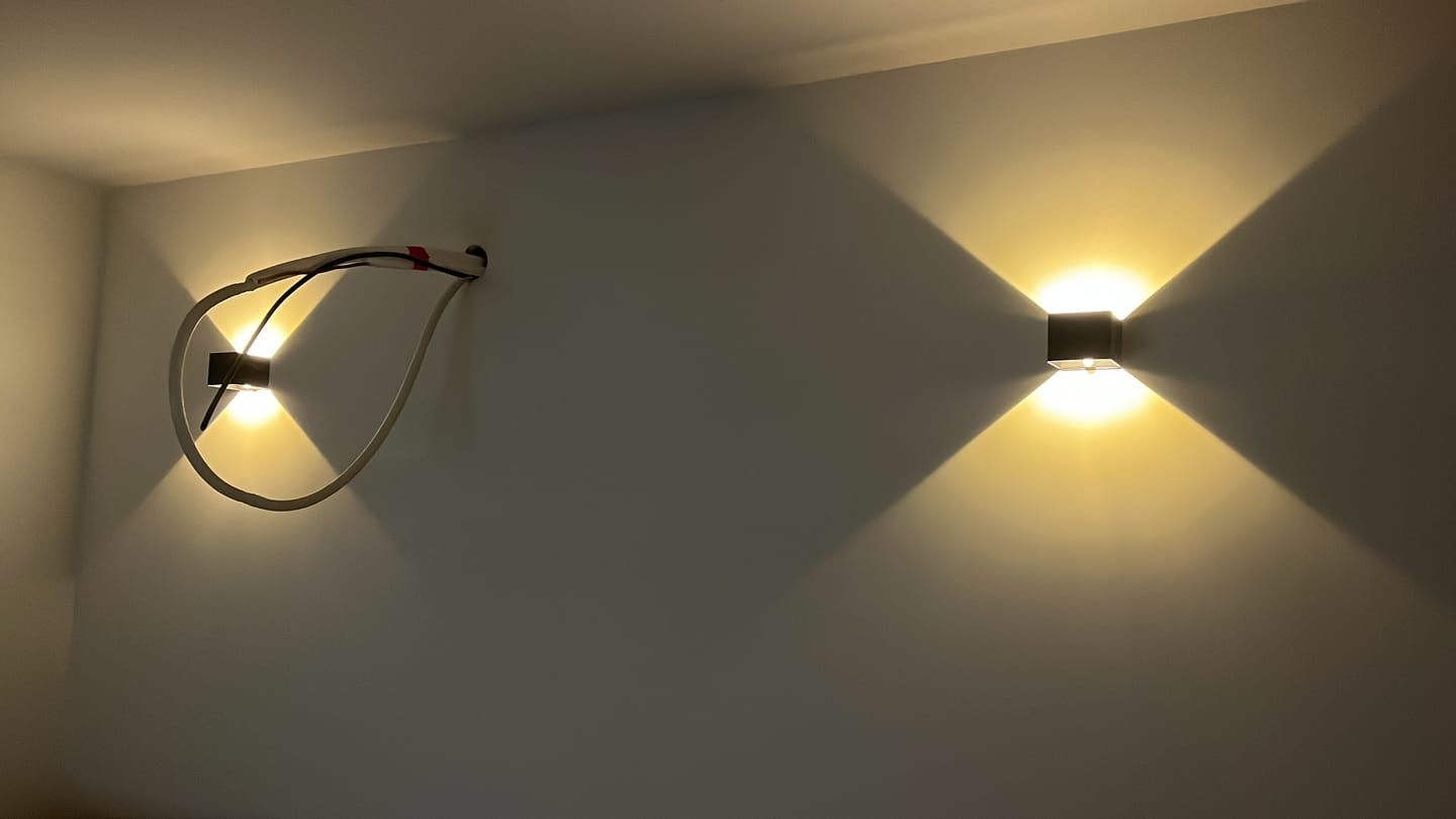 Customer photo review of CUBE+ Wall lamp | Wireless