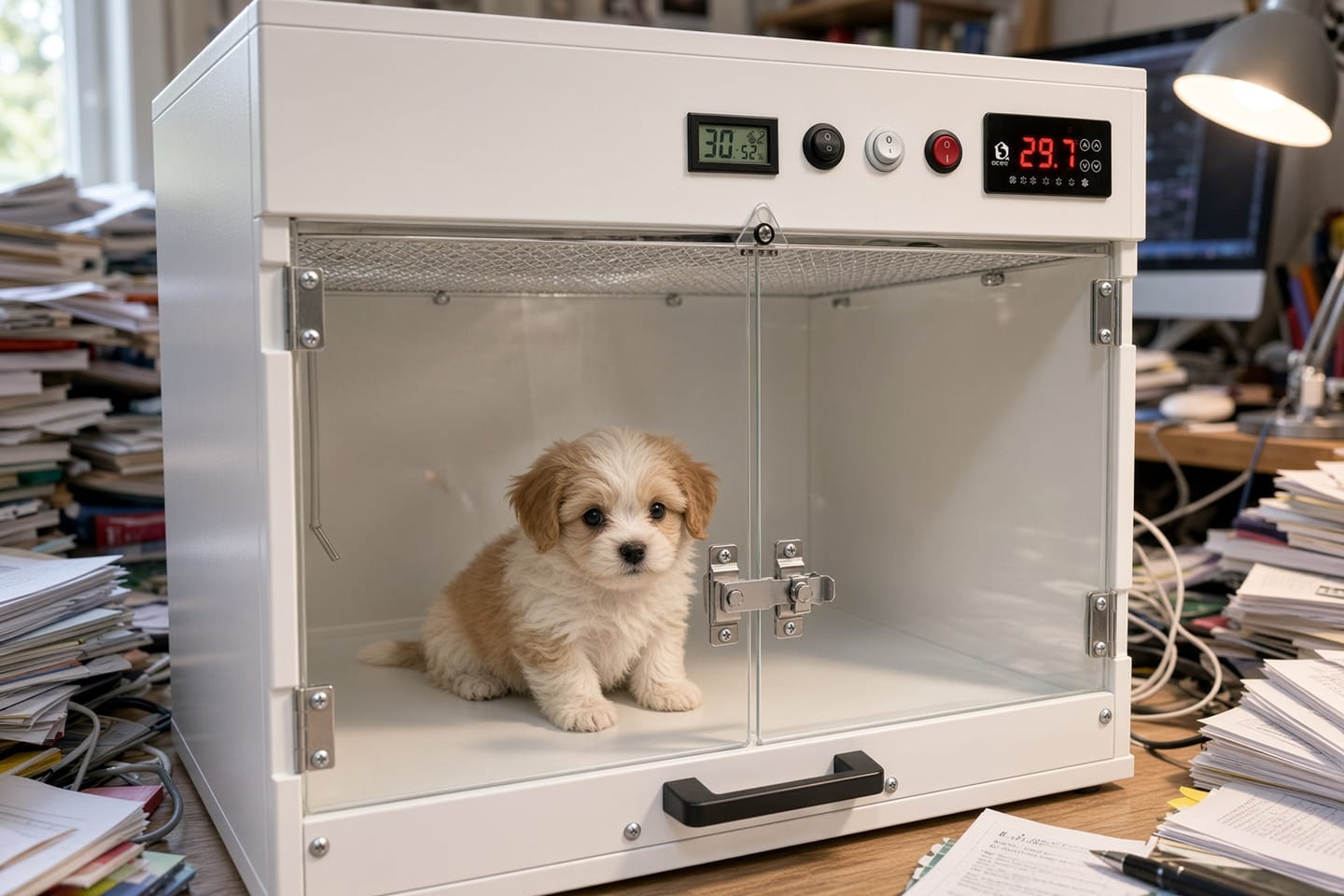 Customer photo review of Kiba Nest Warm-Air Nursery