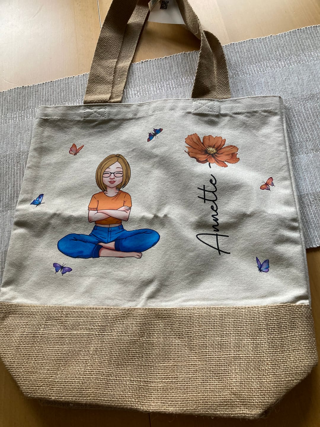 Customer photo review of Summervibes - Personalisierte Tasche für den Strand