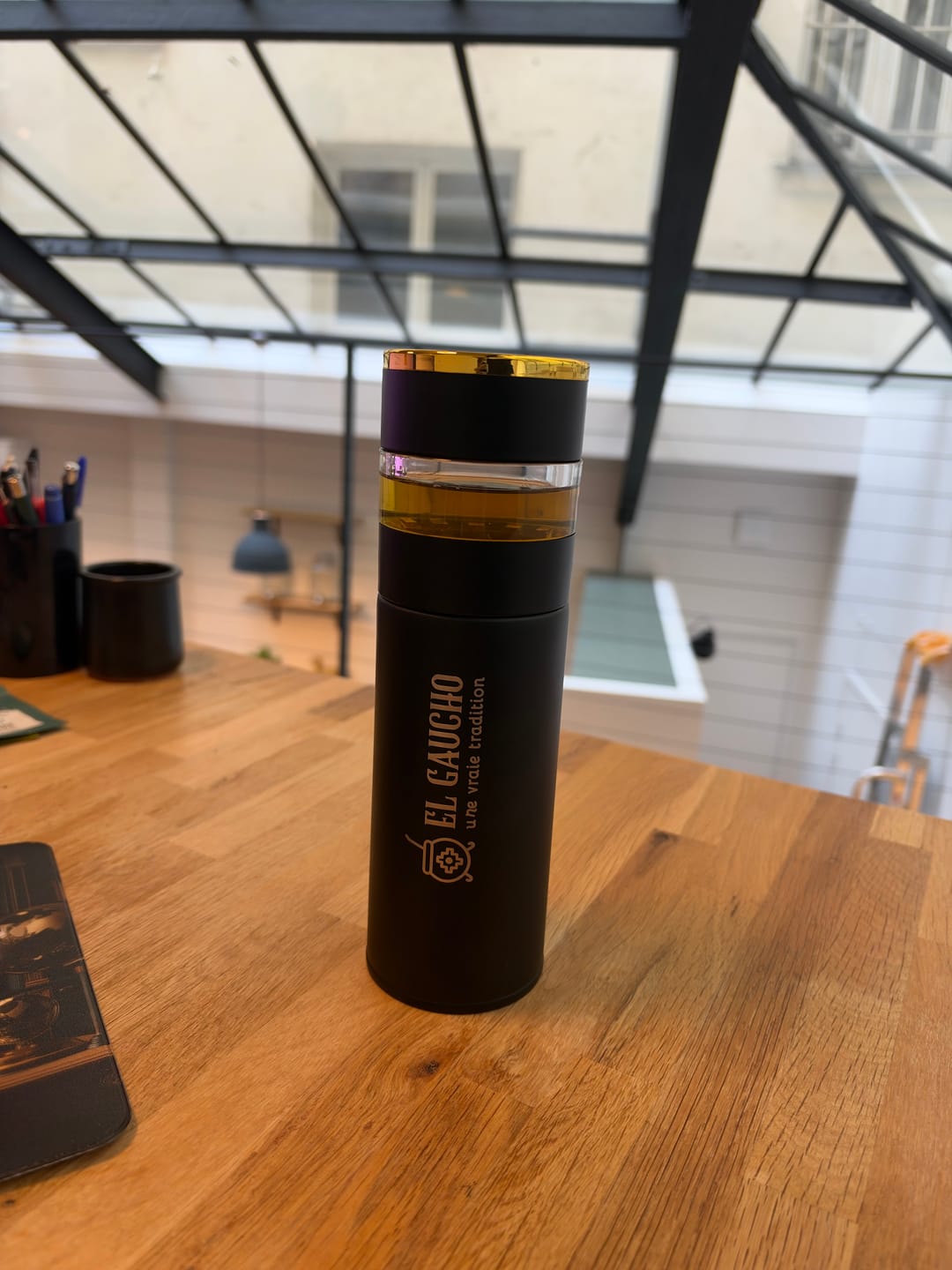 Customer photo review of Bouteille Infuseur Gaucho Express – Pratique & Moderne