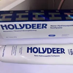 Customer photo review of Sbiancante Dentifricio Fluoro-Free con Nano Idrossiapatite