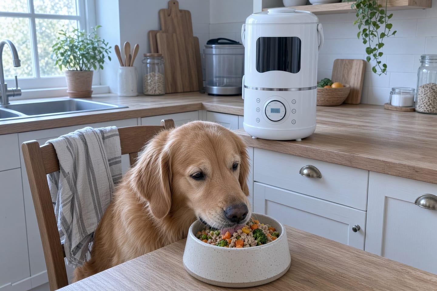 Customer photo review of Kiba Kitchen Fresh Food Maker