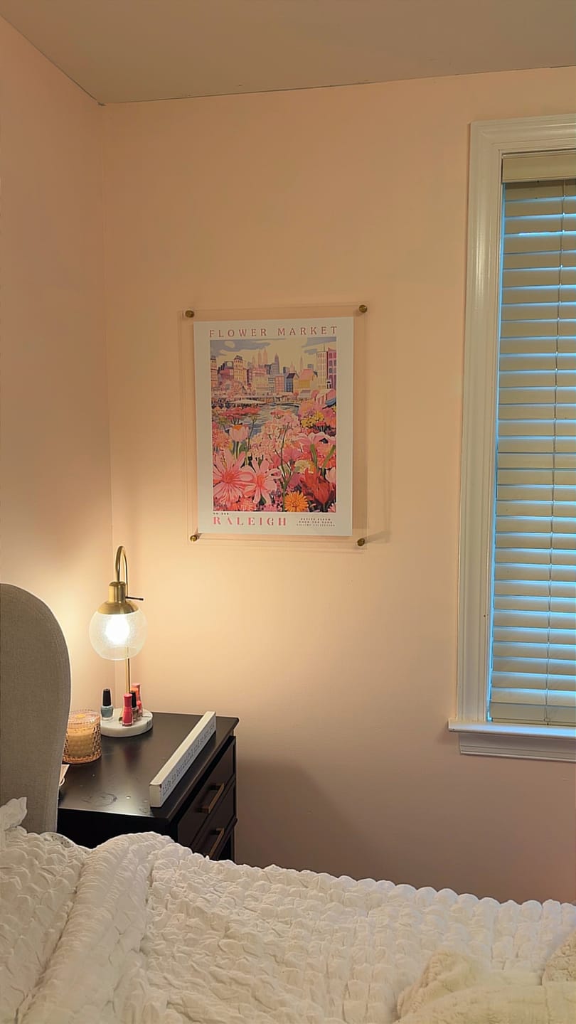 Customer photo review of Raleigh Flower Poster