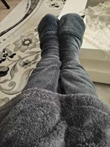 Customer photo review of Puffia™ Giyilebilir Bacak Battaniyesi