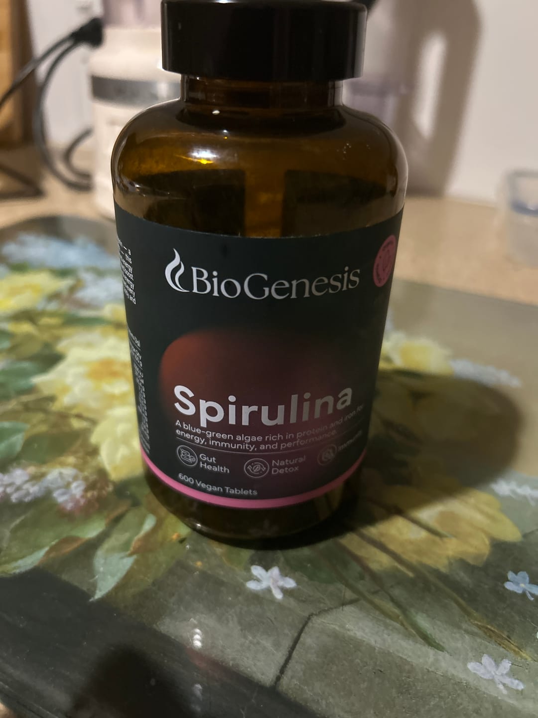 Customer photo review of Organic Spirulina Tablets – 180 & 600