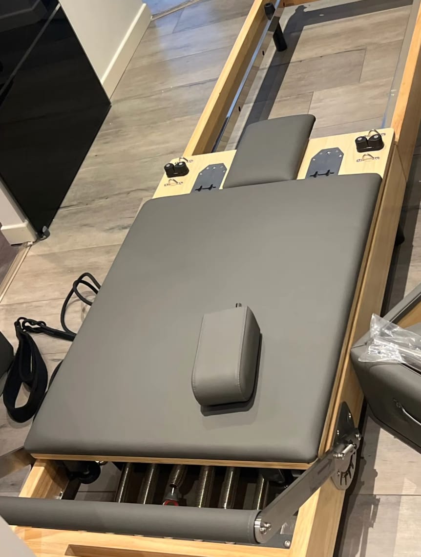 Customer photo review of GoodForm™ Wooden Studio Pilates Reformer