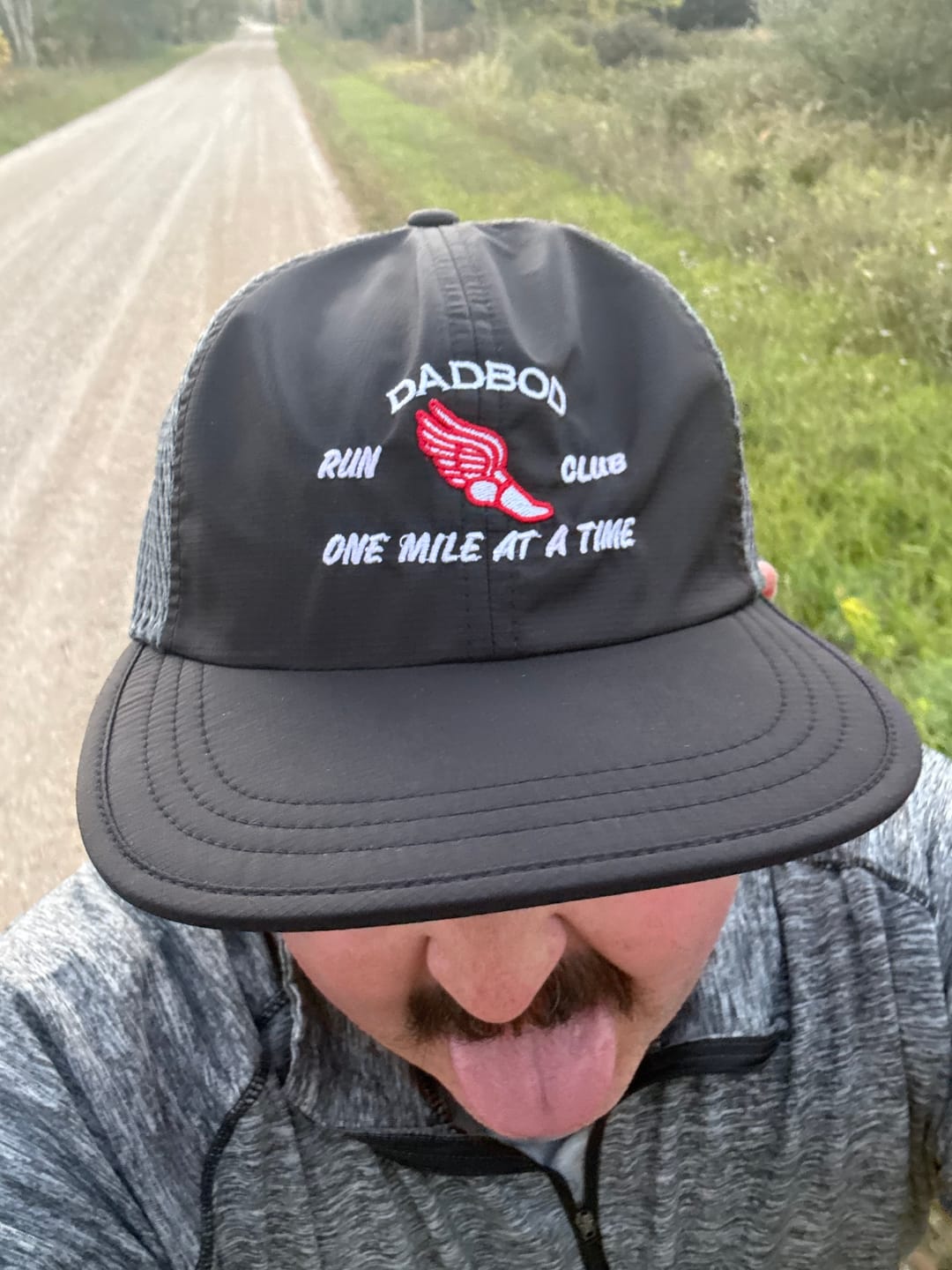 Customer photo review of Dadbod Running Athletic Hat V.2