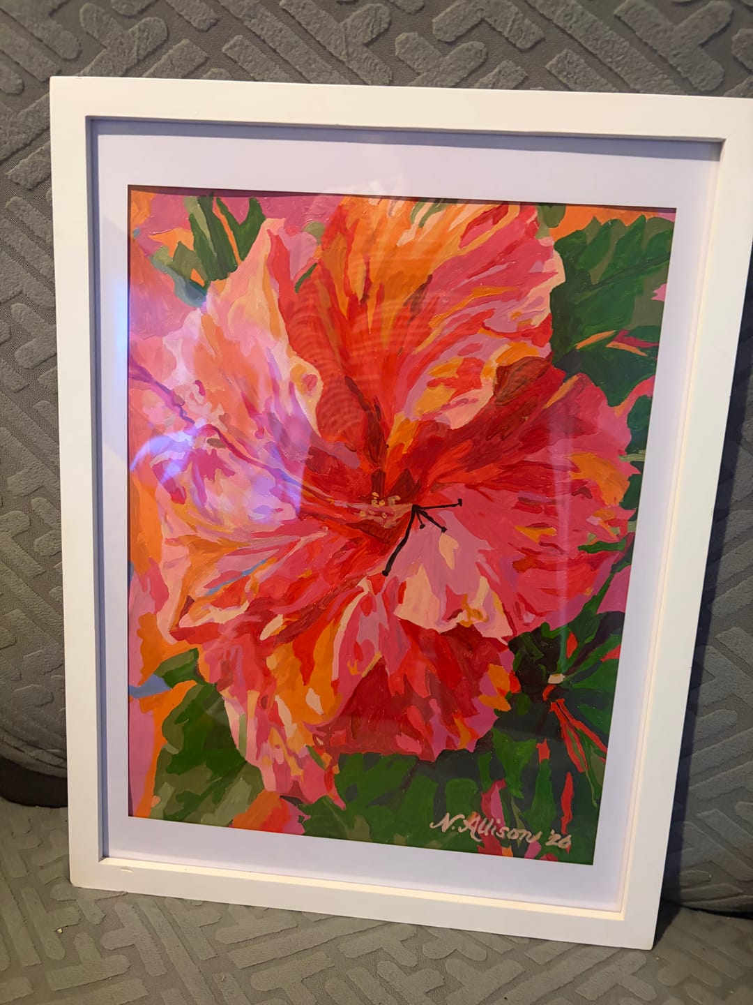Customer photo review of Surprise Painting | Paint by Numbers