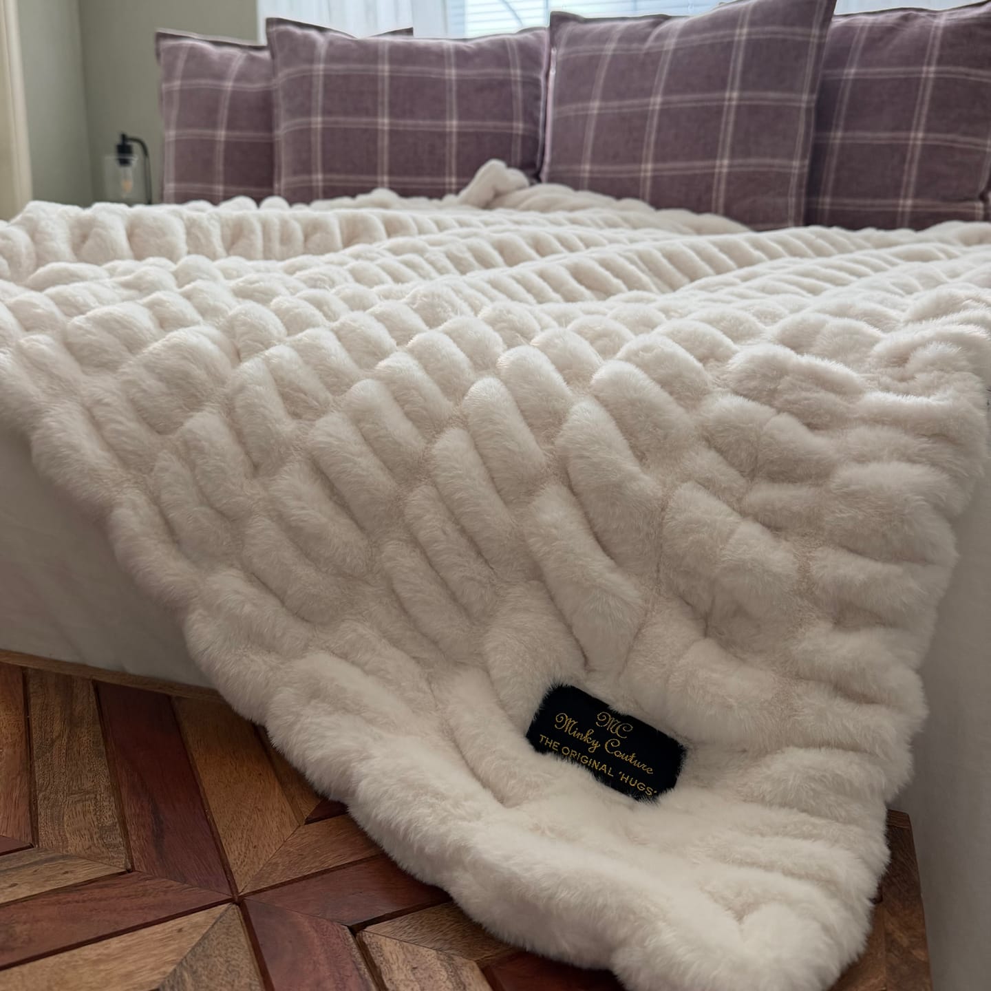 Customer photo review of Hugs Angel Blanket