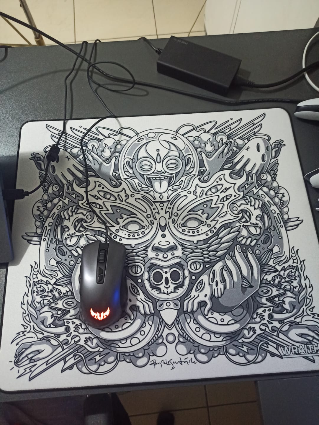 Customer photo review of Wraith Spirit of Aim Mousepad