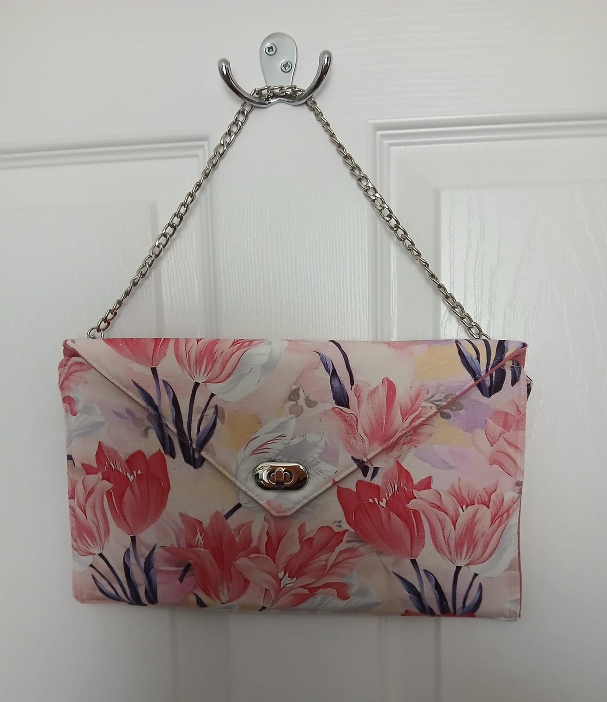 Customer photo review of Soft Tulip Garden Linen Blend Fabric