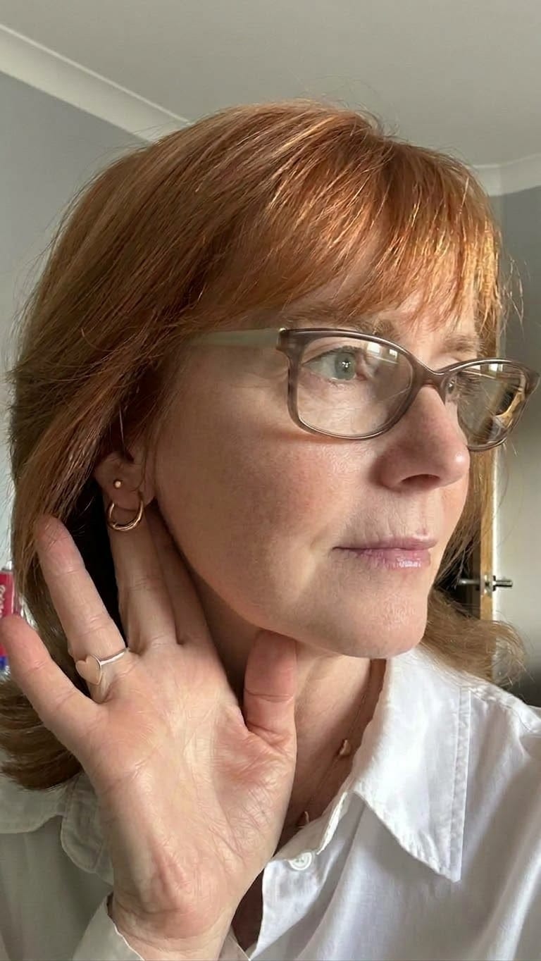 Customer photo review of Tapered Oval Hoops