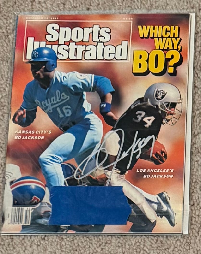 Customer photo review of Bo Jackson Autograph Signing