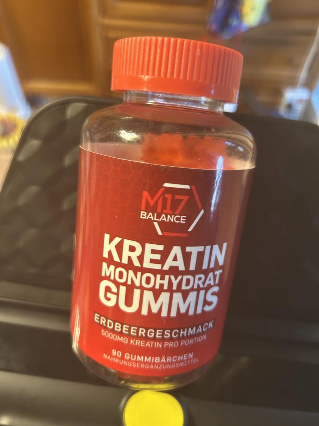Customer photo review of Creatine Gummies – Strawberry