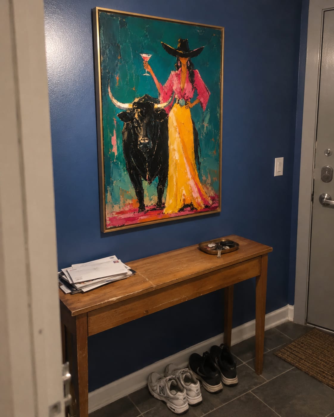Customer photo review of Western Woman Wall Art | Wild at Happy Hour