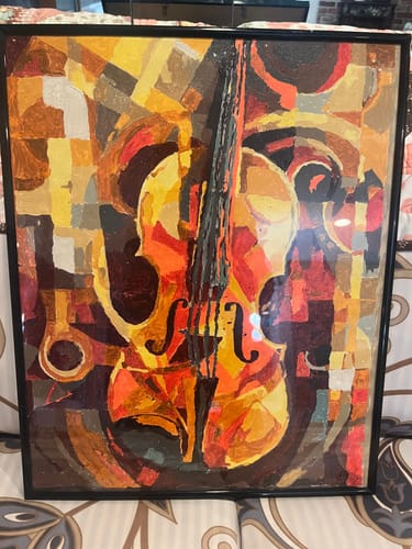 Customer photo review of Paint by Numbers - Symphony of Forms