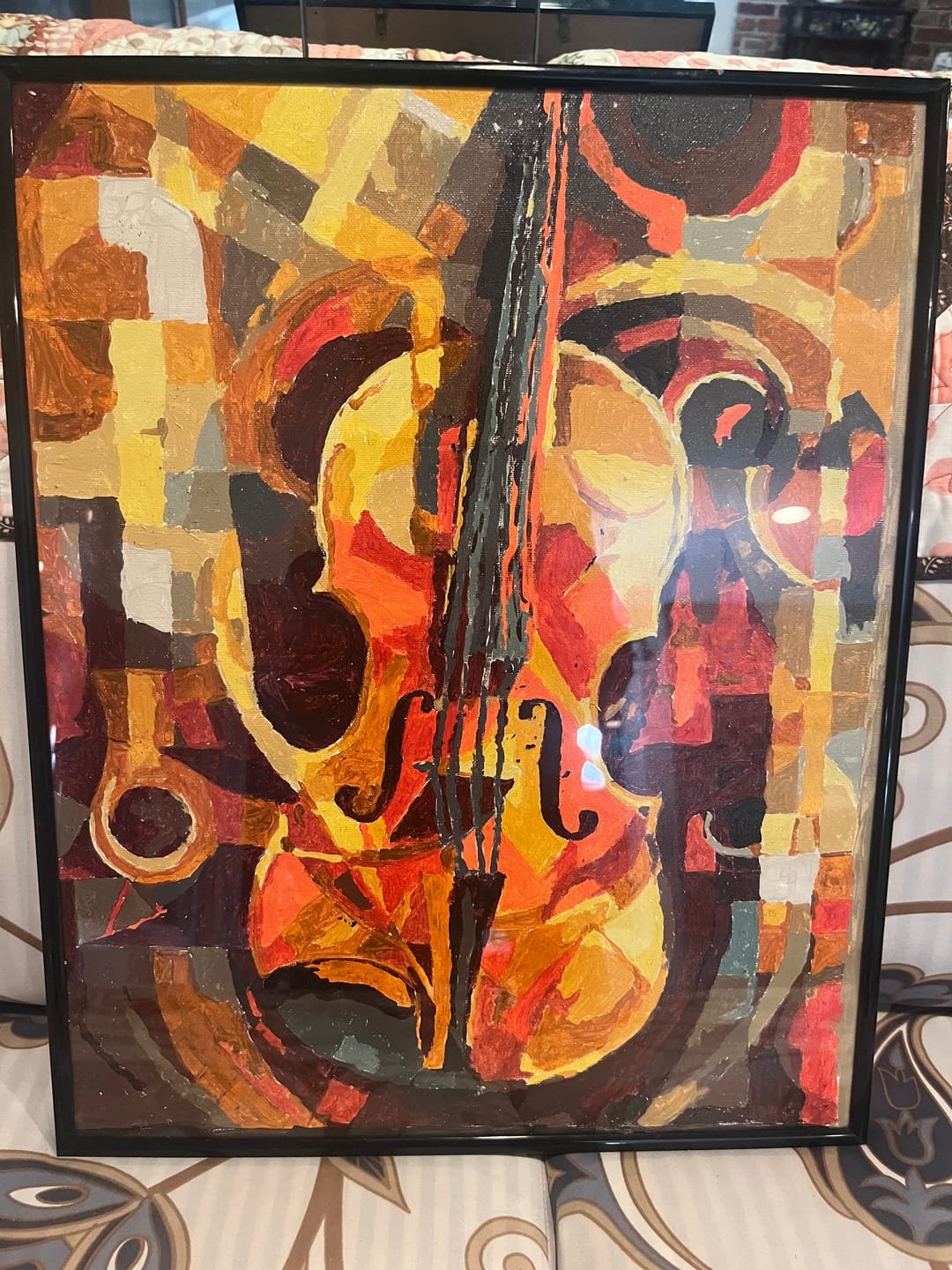 Customer photo review of Paint by Numbers - Symphony of Forms