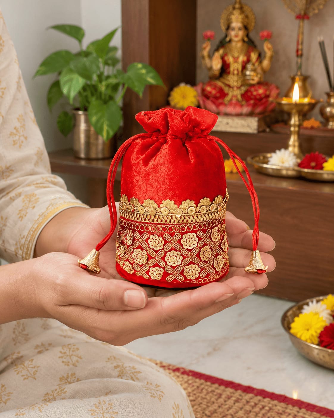Customer photo review of Laxmi Potli
