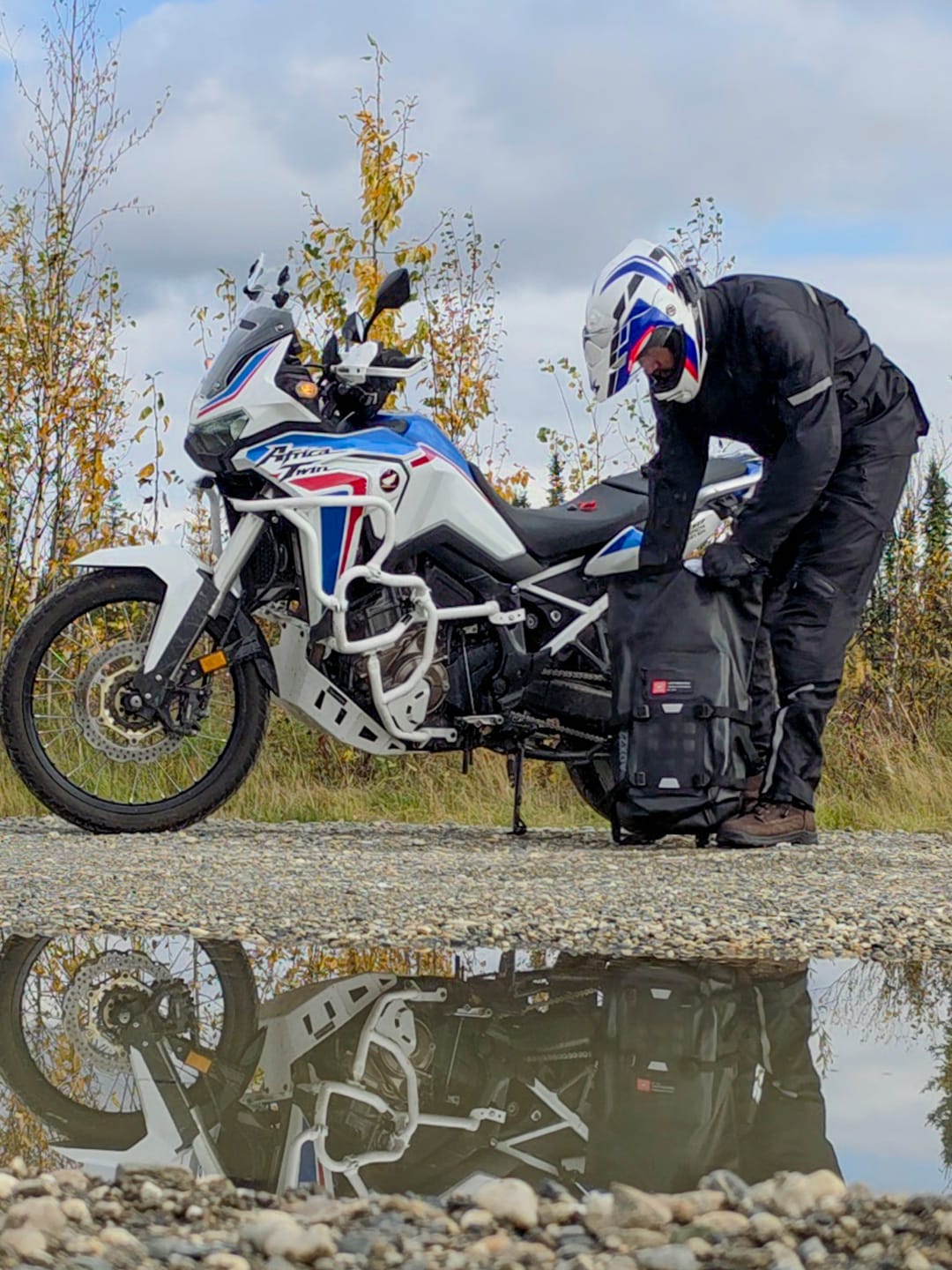 Customer photo review of 22L - Explorer Adventure Touring Backpack