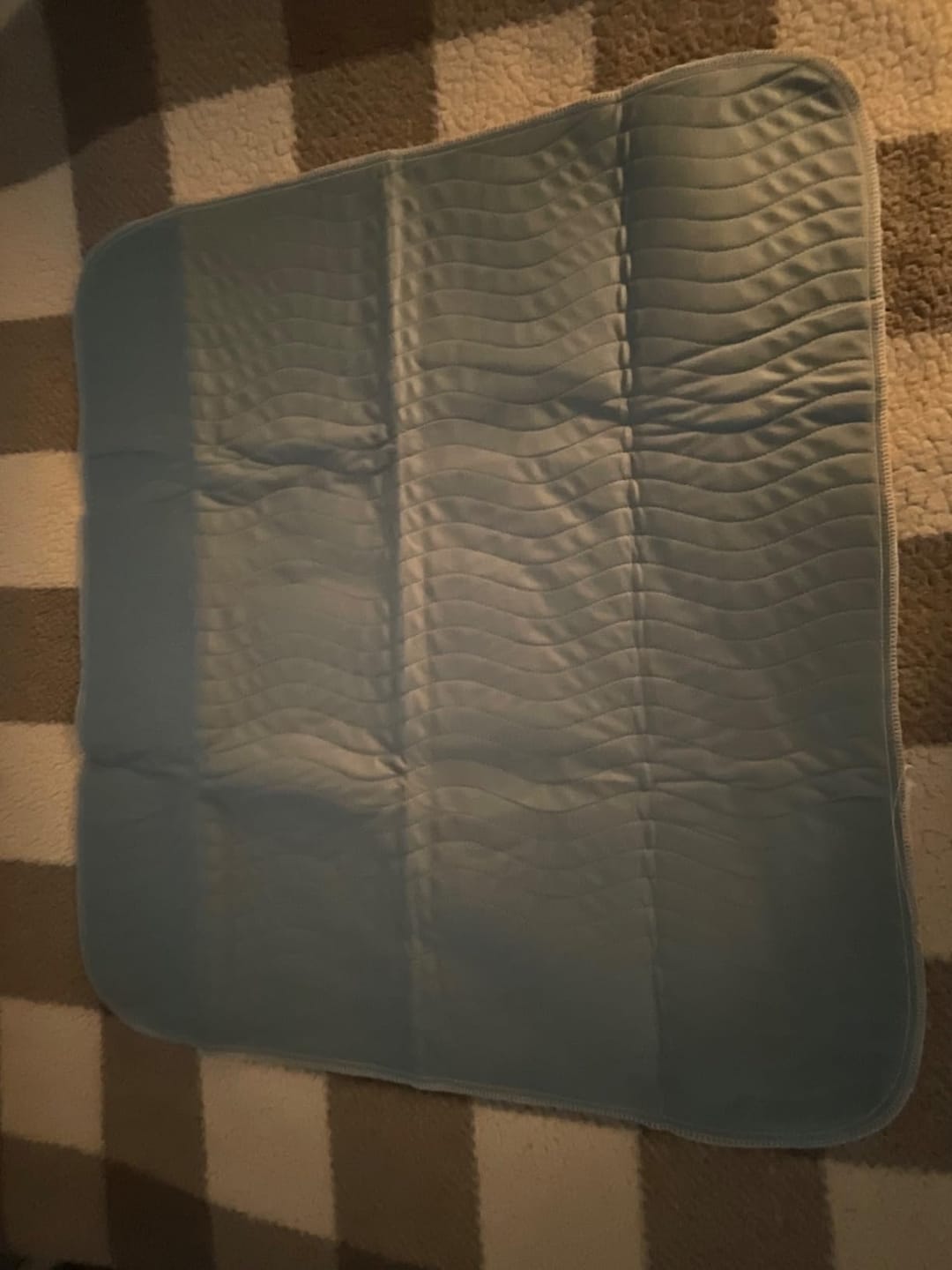 Customer photo review of Washable Reusable Bed Pads for Incontinence (34" x 36")