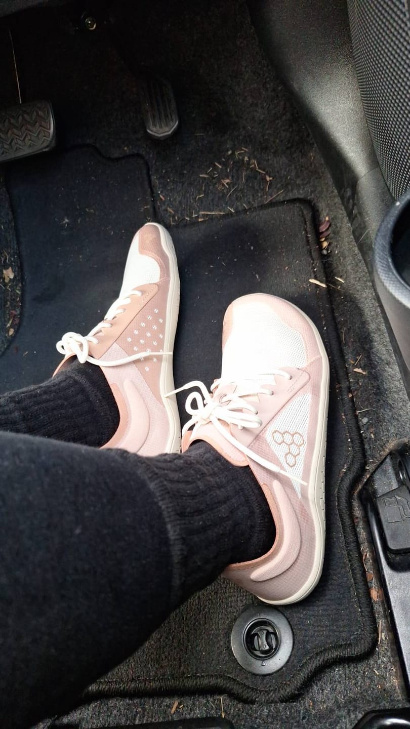 Customer photo review of Vivobarefoot Primus Lite IV Womens Dusty Rose