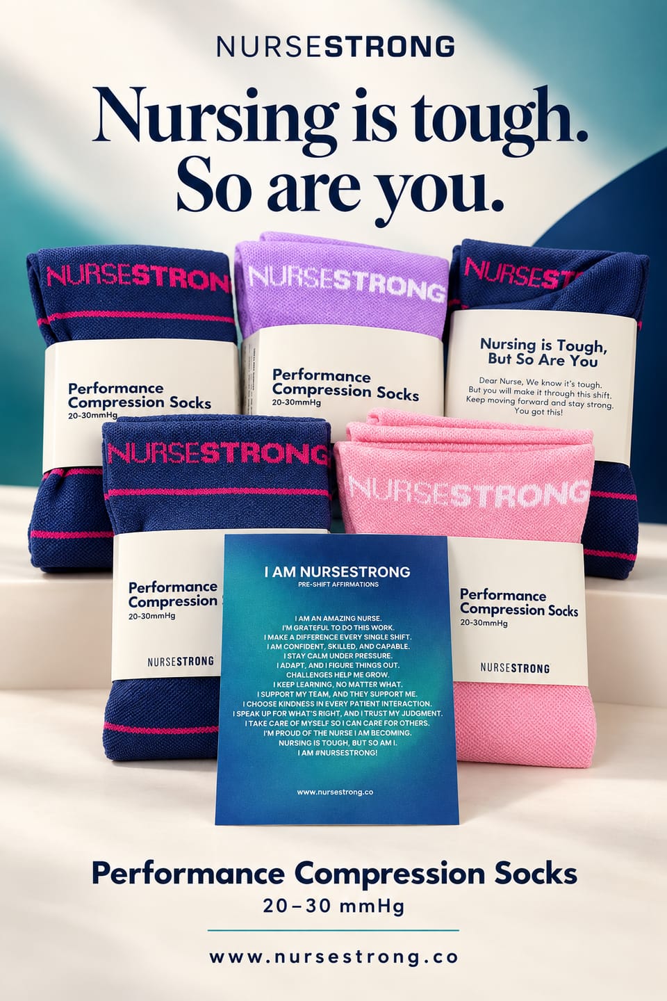 Customer photo review of NurseStrong Performance Compression Socks