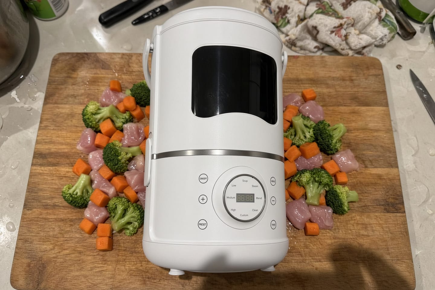 Customer photo review of Kiba Kitchen Fresh Food Maker
