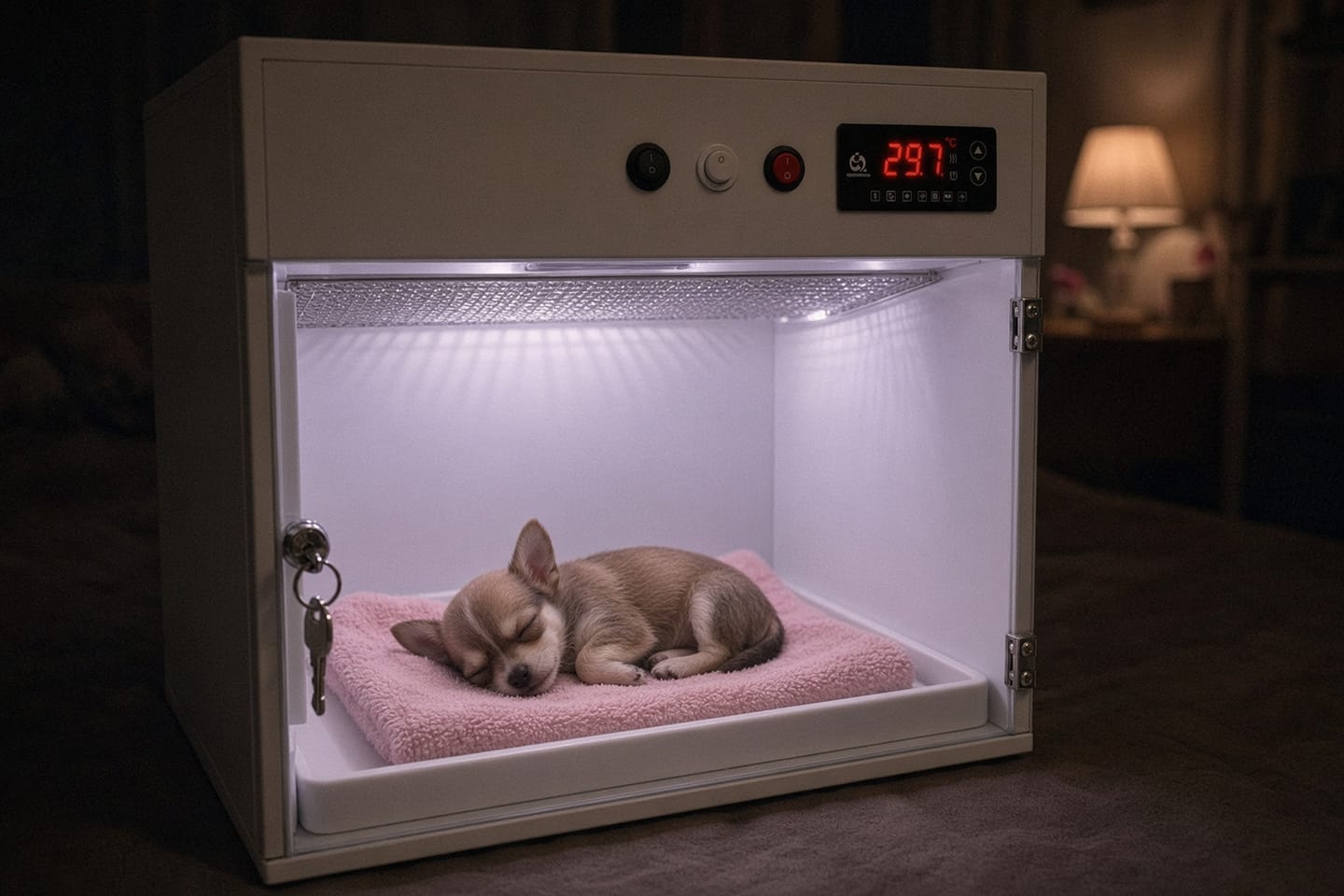 Customer photo review of Kiba Nest Warm-Air Nursery