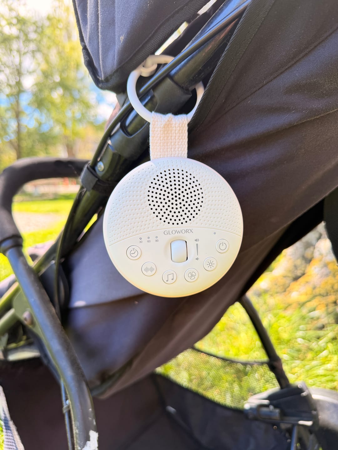 Customer photo review of Gloworx Portable Sound Machine