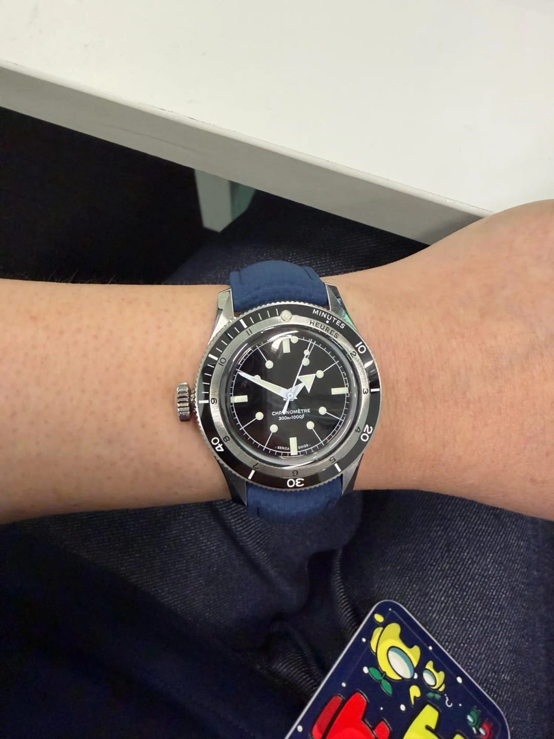 Customer photo review of Garmin 18/20/22/24mm Quick Release Curved-End FKM Rubber Band