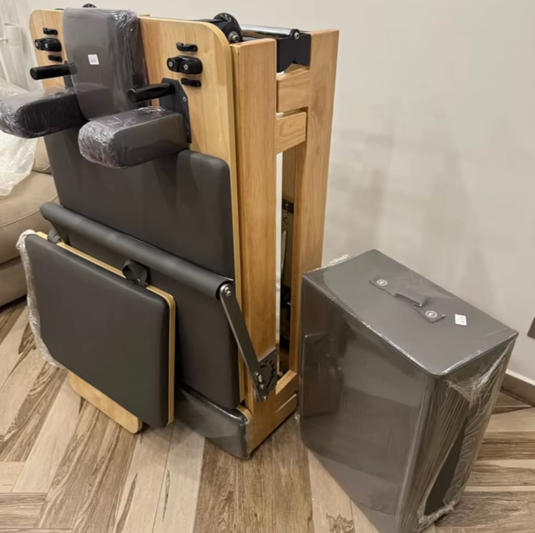 Customer photo review of GoodForm™ Wooden Studio Pilates Reformer