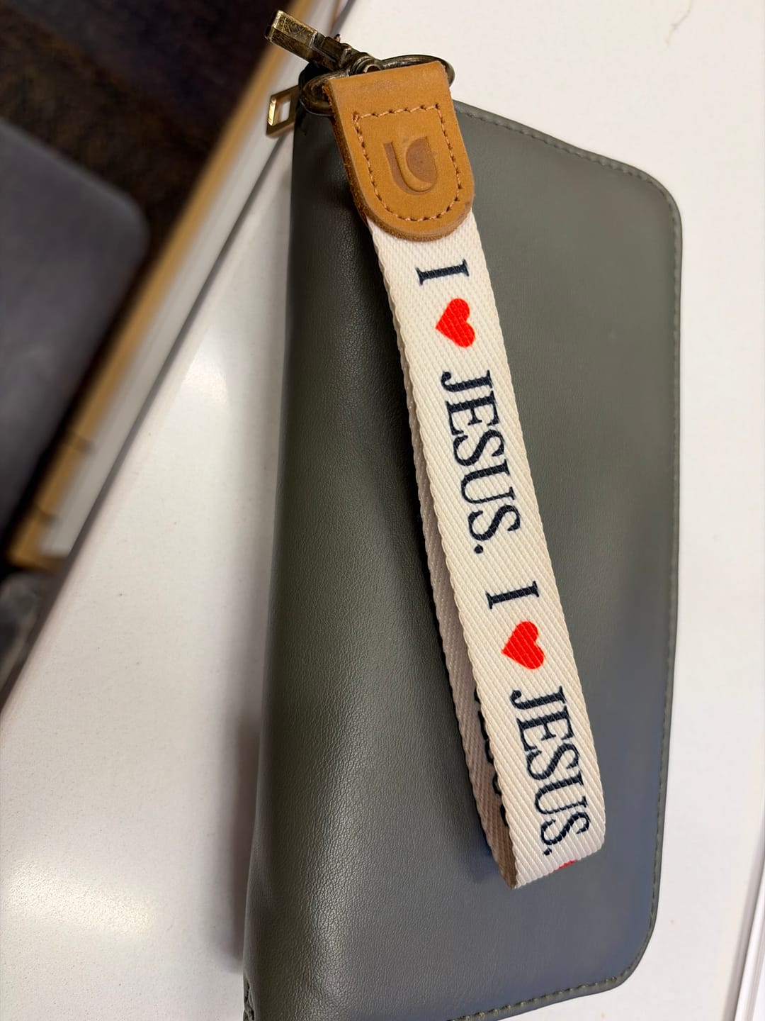 Customer photo review of I (Heart) Jesus Lanyard