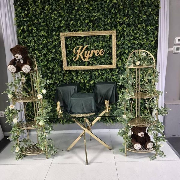 Customer photo review of Personalized Wooden Name Sign with LIVE PREVIEW