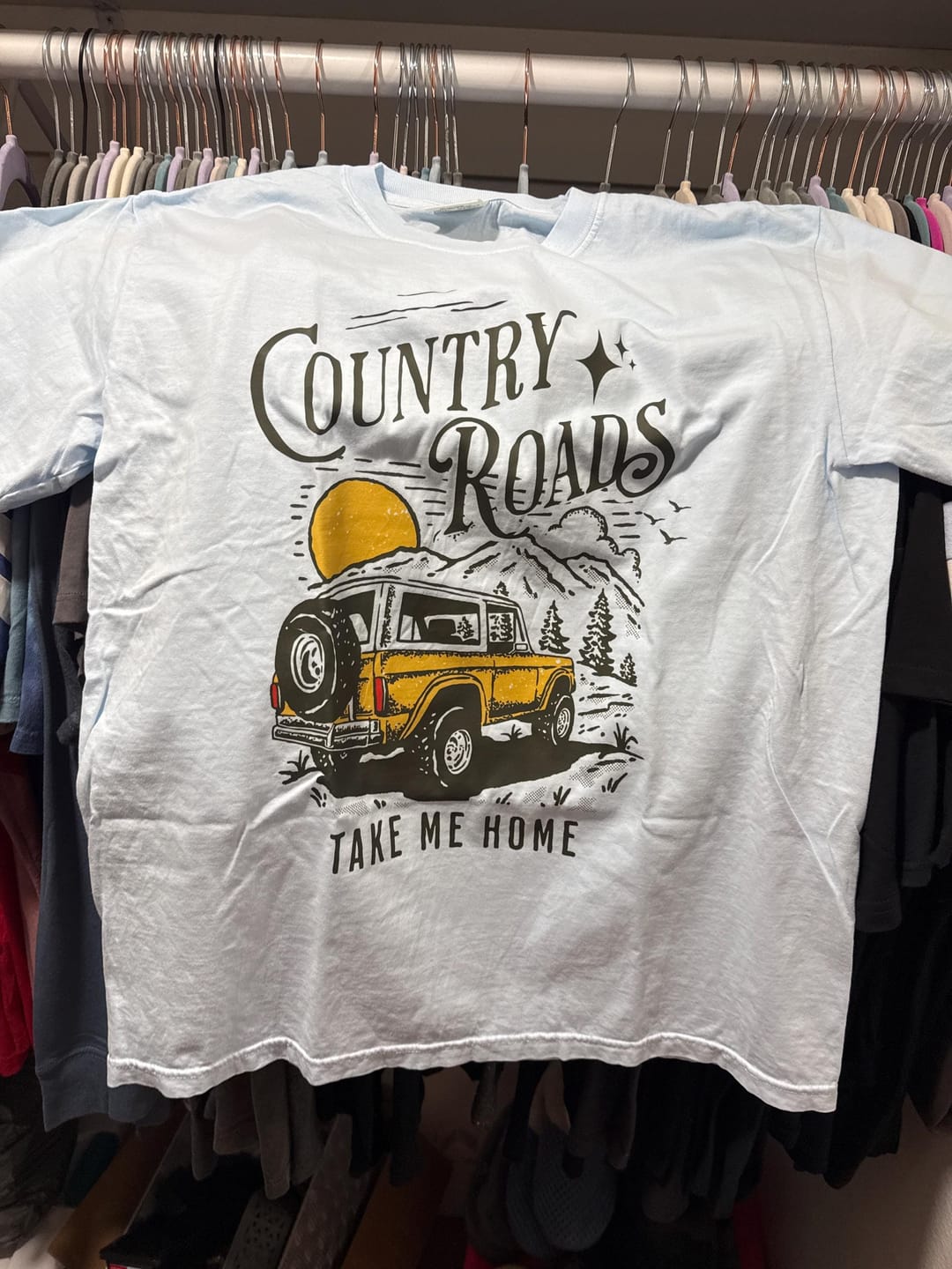 Customer photo review of Country Roads T-Shirt