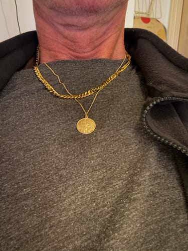 Customer photo review of Cuban Chain Gold | 5mm