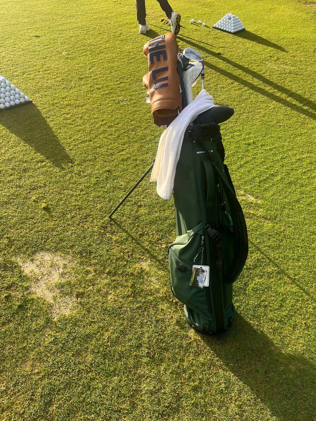 Customer photo review of Hudson Featherlite Golf Bag