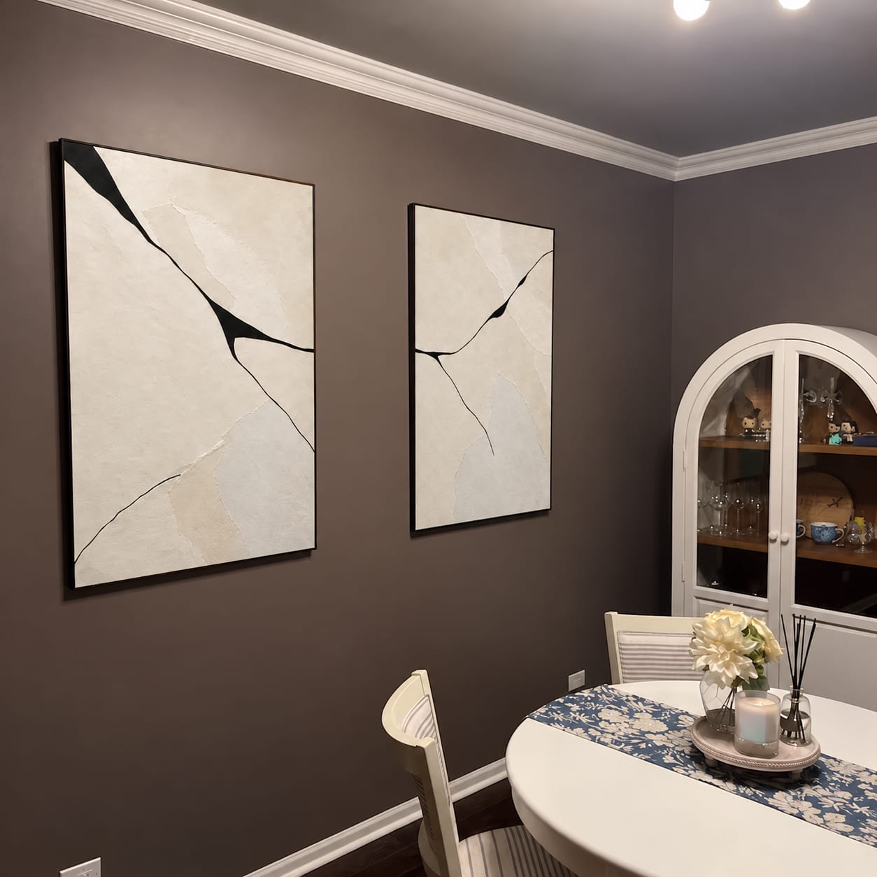 Customer photo review of Diptych Art | Where Silence Breaks