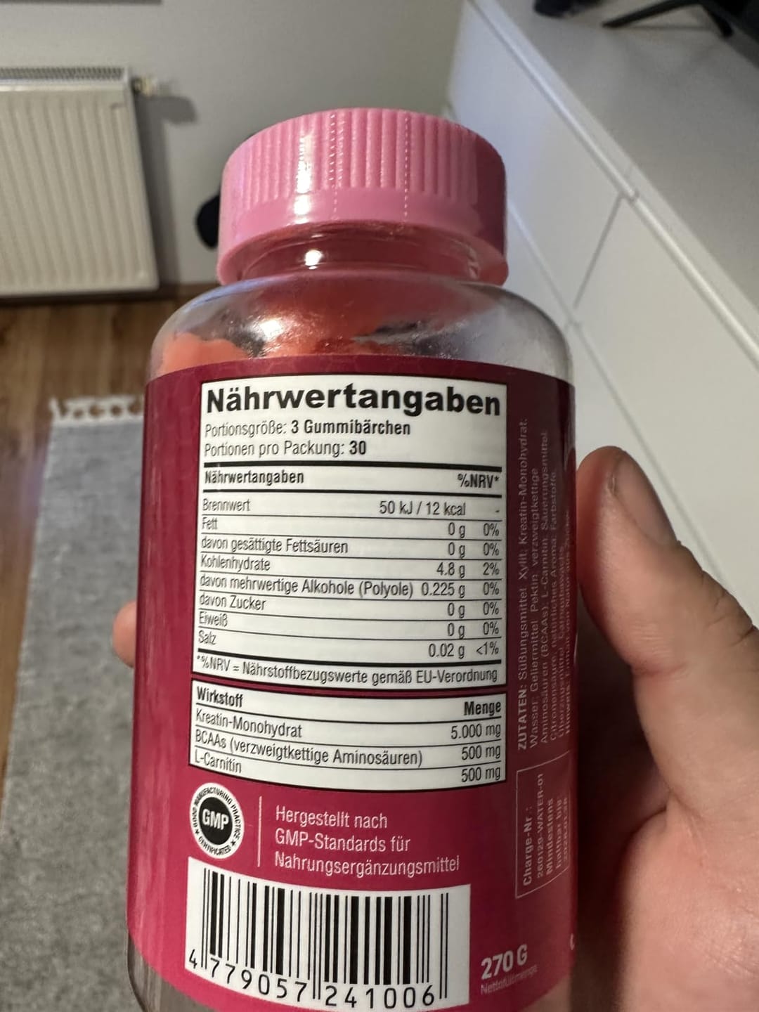 Customer photo review of Creatine Gummies – Watermelon