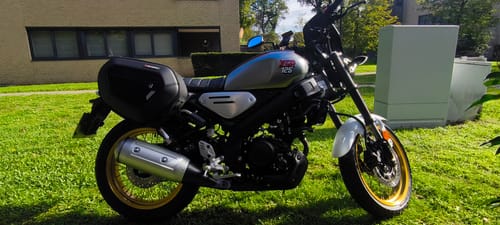 Customer photo review of SW-Motech BLAZE Satteltaschen Abstandsbügel | Yamaha XSR 125 (21-).