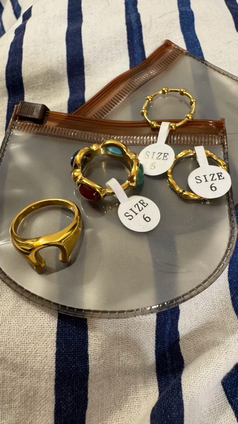 Customer photo review of Vintage Agate Ring