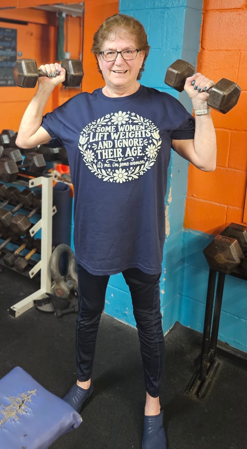 Customer photo review of Ignore Age T-Shirt