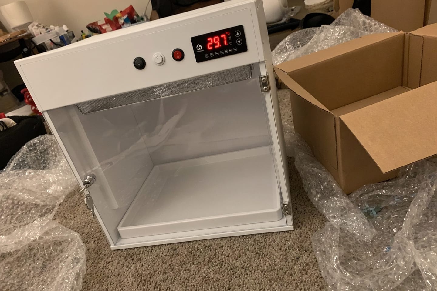 Customer photo review of Kiba Nest Warm-Air Nursery
