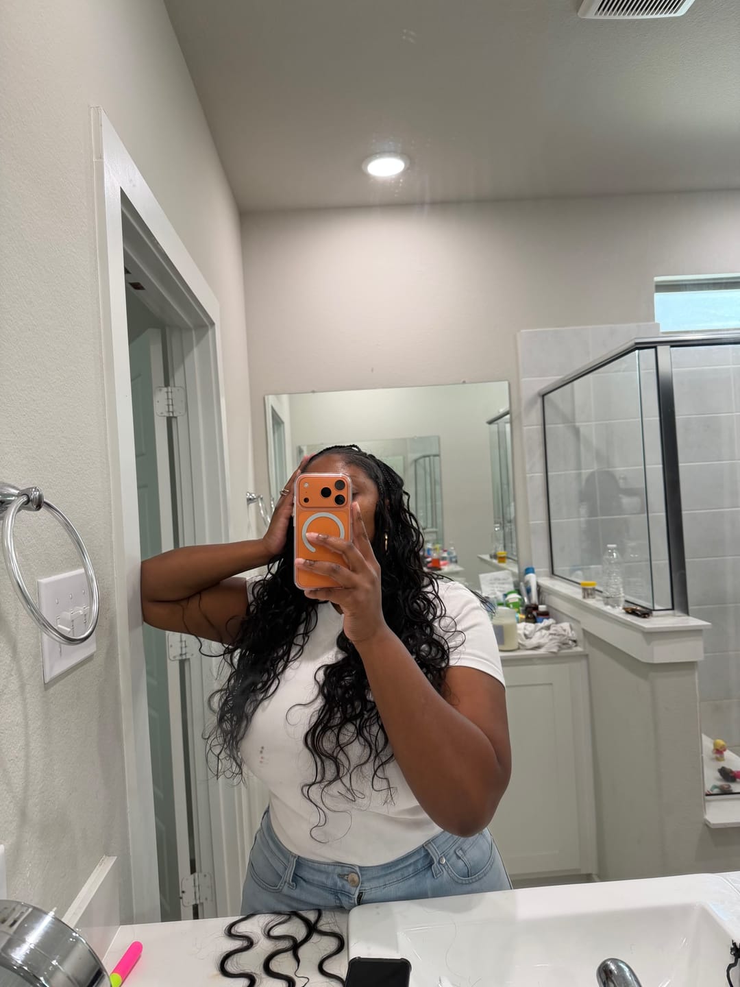 Customer photo review of Miracle Knots Crochet Hair Body Wave